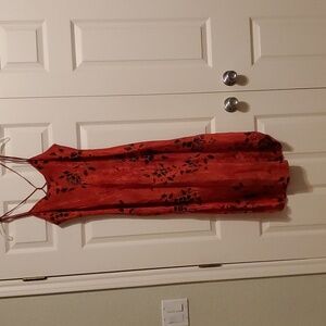 Red and black Sleep dress L